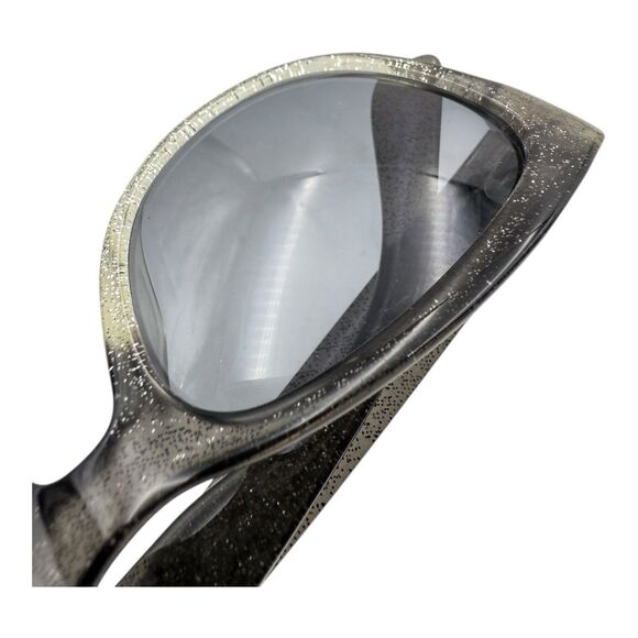 Authentic Gucci GG3838/F RKQ Gray Silver Glitter Cat Eye Glasses Frames Italy - Picture 8 of 9